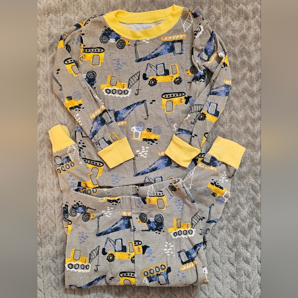 Wonder Nation 2T Construction Pajama Set